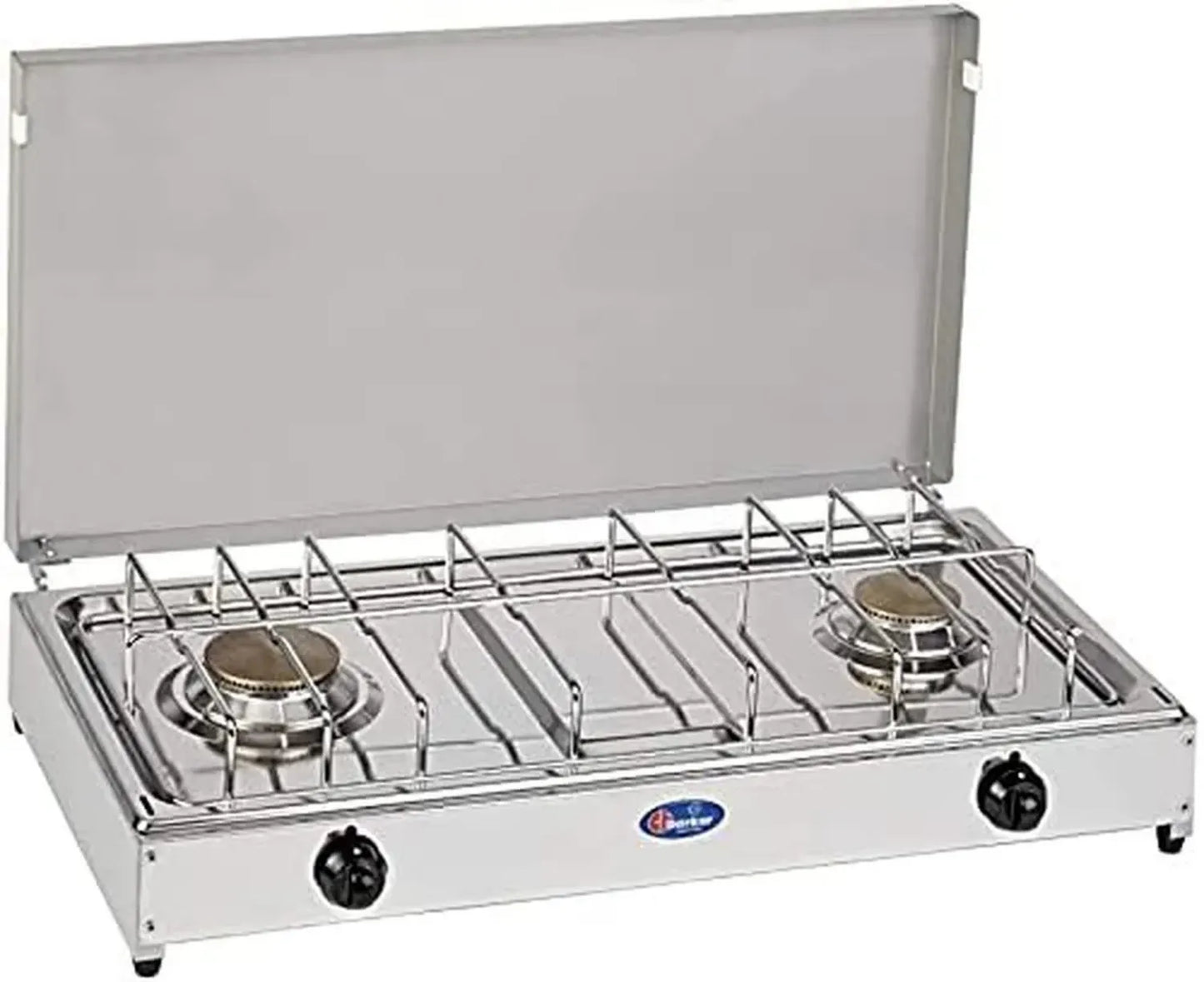 Plaque de cuisson à gaz 2 feux avec sécurité - Fabriquée en Italie
