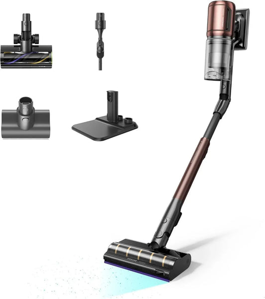 Aspirateur sans Fil Dreame V30, Puissance 30 000 PA, 90 Min d'Autonomie, Filtration 99,99%, Idéal pour Tapis et Sols Durs